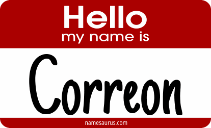 Hello my name is Correon png download