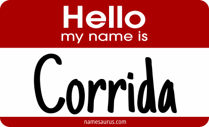 Hello my name is Corrida png download