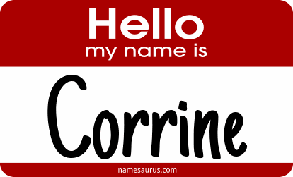 Hello my name is Corrine png download