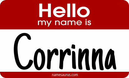 Hello my name is Corrinna png download