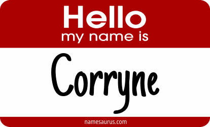 Hello my name is Corryne png download