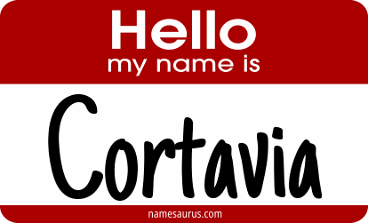 Hello my name is Cortavia png download