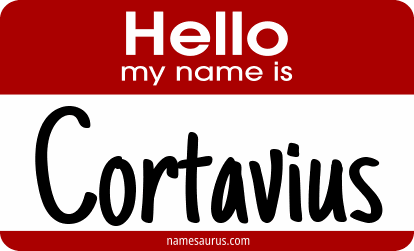 Hello my name is Cortavius png download
