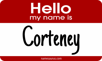 Hello my name is Corteney png download