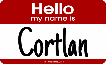 Hello my name is Cortlan png download