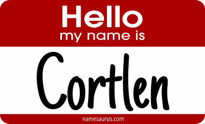 Hello my name is Cortlen png download