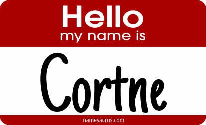 Hello my name is Cortne png download