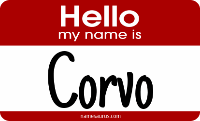 Hello my name is Corvo png download