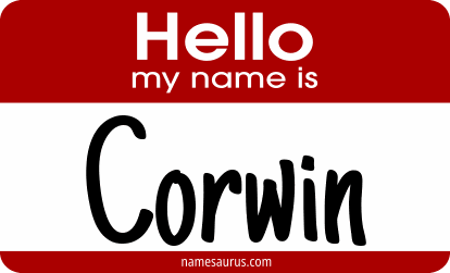 Hello my name is Corwin png download
