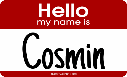 Hello my name is Cosmin png download