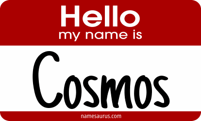 Hello my name is Cosmos png download
