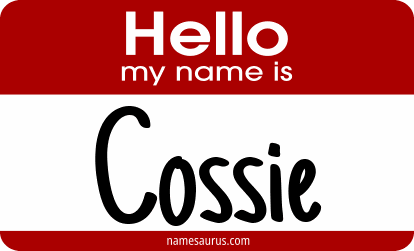 Hello my name is Cossie png download