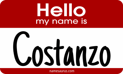 Hello my name is Costanzo png download