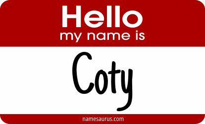 Hello my name is Coty png download