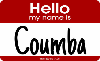 Hello my name is Coumba png download