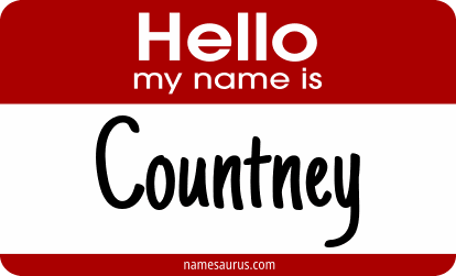 Hello my name is Countney png download
