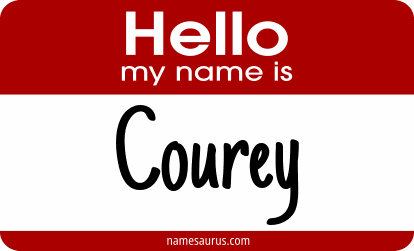 Hello my name is Courey png download