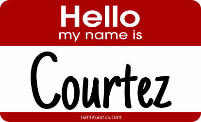 Hello my name is Courtez png download