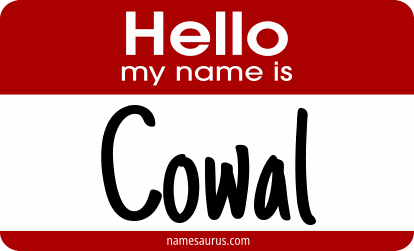 Hello my name is Cowal png download