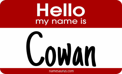 Hello my name is Cowan png download