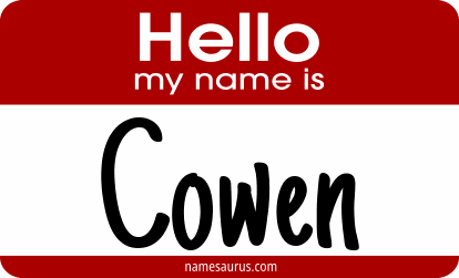 Hello my name is Cowen png download