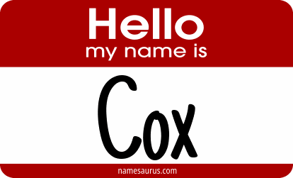 Hello my name is Cox png download