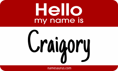 Hello my name is Craigory png download