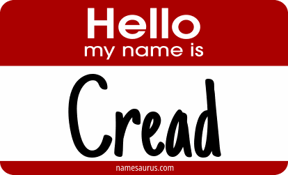 Hello my name is Cread png download