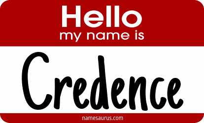 Hello my name is Credence png download