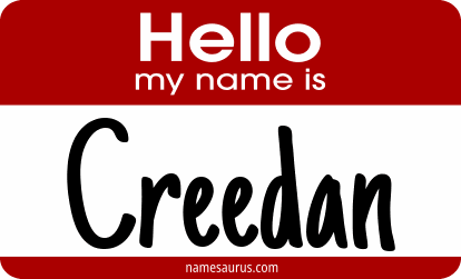 Hello my name is Creedan png download