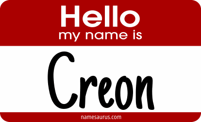 Hello my name is Creon png download