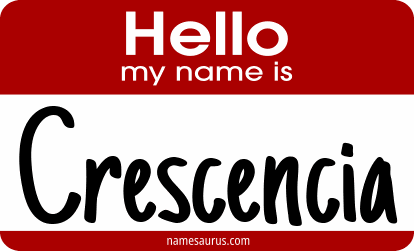 Hello my name is Crescencia png download