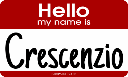 Hello my name is Crescenzio png download