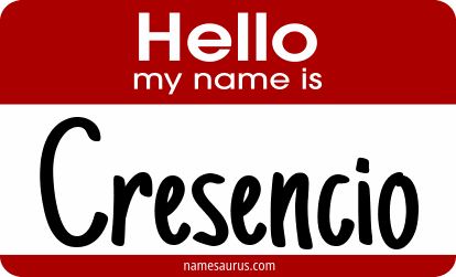 Hello my name is Cresencio png download