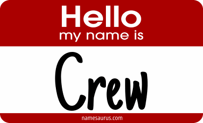 Hello my name is Crew png download