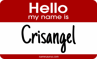 Hello my name is Crisangel png download