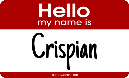 Hello my name is Crispian png download