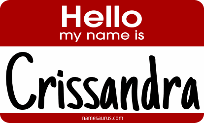 Hello my name is Crissandra png download