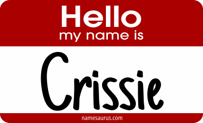 Hello my name is Crissie png download