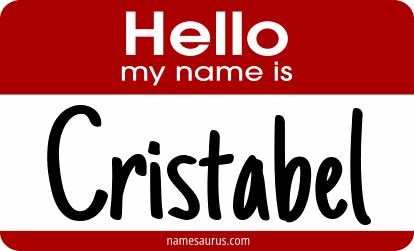 Hello my name is Cristabel png download