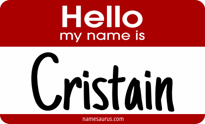 Hello my name is Cristain png download