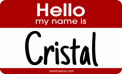 Hello my name is Cristal png download