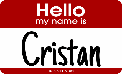 Hello my name is Cristan png download