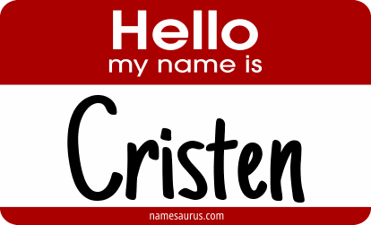 Hello my name is Cristen png download