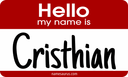 Hello my name is Cristhian png download