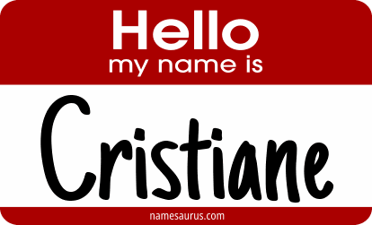 Hello my name is Cristiane png download