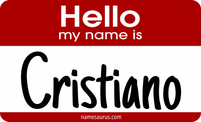 Hello my name is Cristiano png download