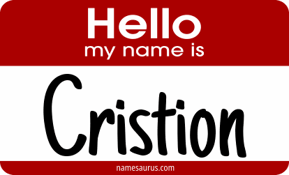 Hello my name is Cristion png download