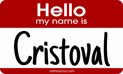 Hello my name is Cristoval png download