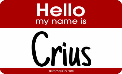 Hello my name is Crius png download